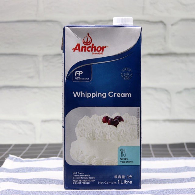 [Hỏa tốc 1h tại Hà Nội] Kem tươi Whipping cream anchor chiết nhỏ 100m date mới