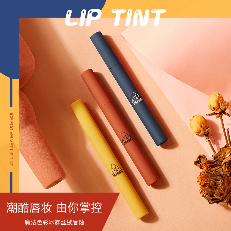 [Hàng mới về] Son kem lì chống thấm nước chống phai màu tiện dụng cho học sinh trang điểm | BigBuy360 - bigbuy360.vn