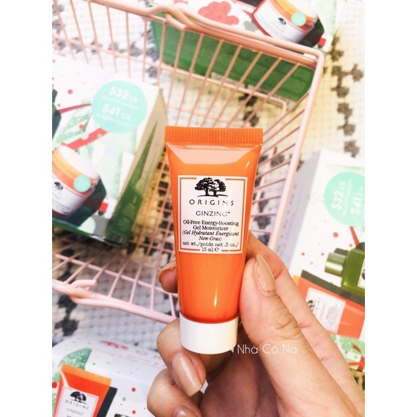 Kem Dưỡng Da ORIGINS Ginzing Oil-free Energy-Boosting Gel Moisturizer