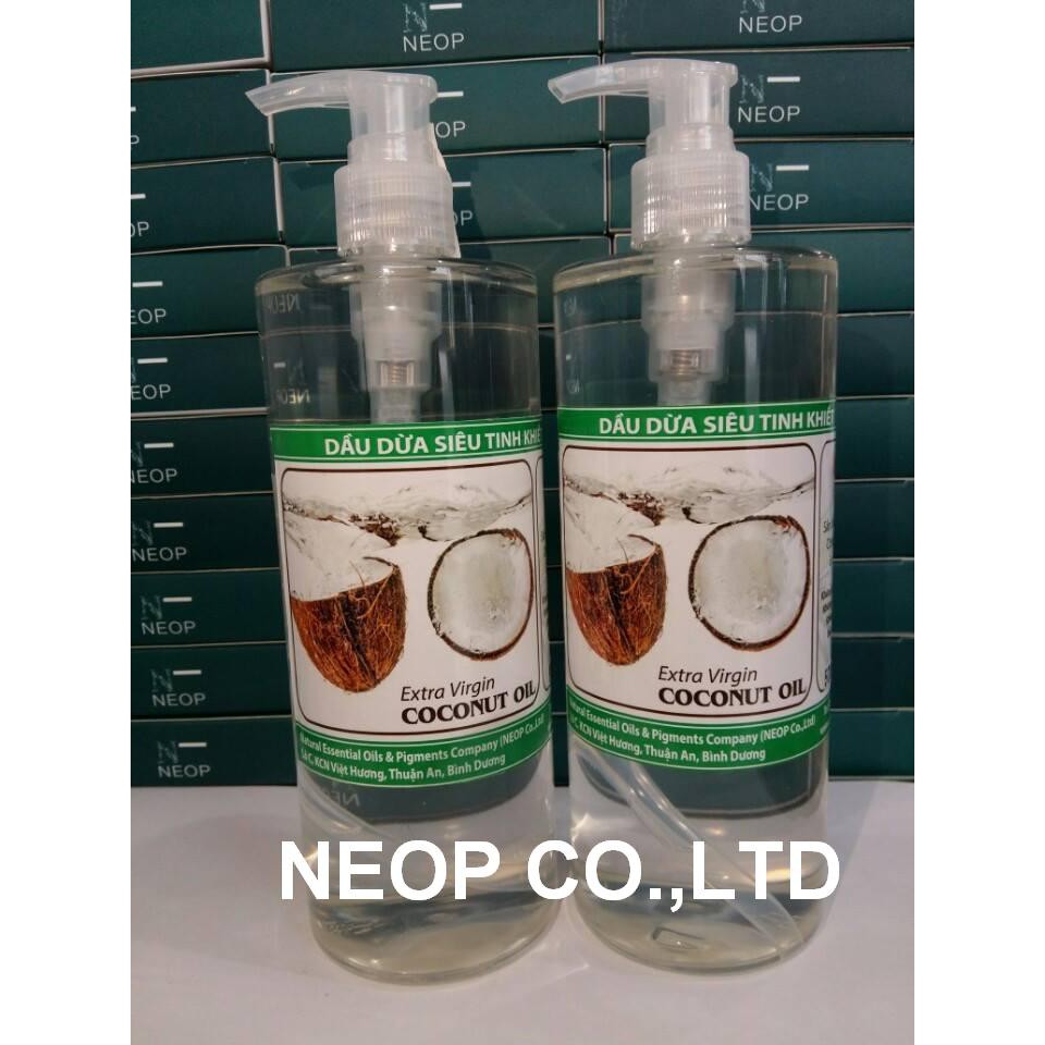 Dầu dừa siêu tinh khiết NEOP 500ml chăm sóc tóc và cơ thể | BigBuy360 - bigbuy360.vn