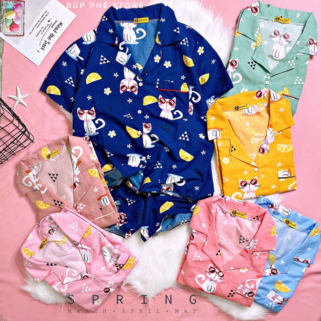 [FREE SHIP] Đồ bộ Pijama kate Thái ❤️ vải tốt - mịn (ảnh thật) ❤️ | BigBuy360 - bigbuy360.vn