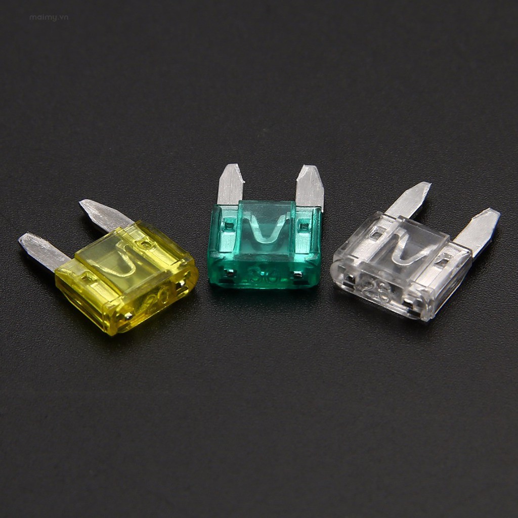 Set 36 Cầu Chì Lưỡi Mini 7.5A 10A 15A 20A 25A 30A Dành Cho Ô Tô