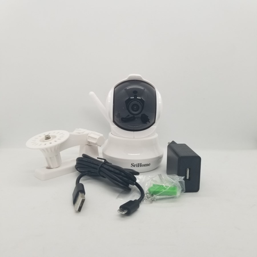 Camera ip wifi Srihome SH020 3.0 Mpx Xoay 360° FULLHD+1296 Pixel - Chính hãng Bảo Hành 5 Năm