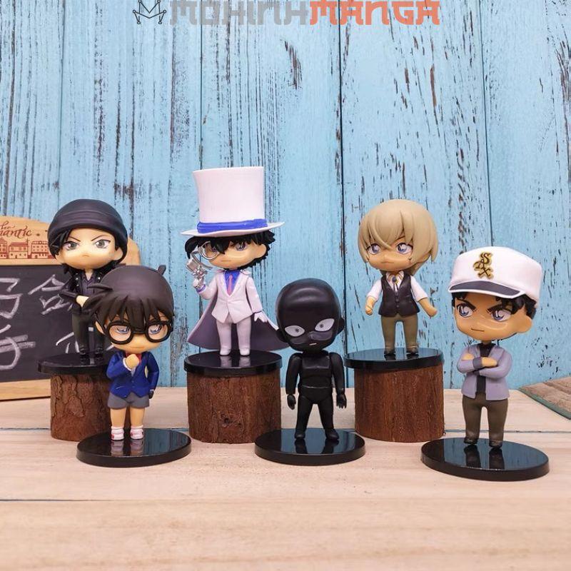 Mô hình 6 nhân vật Kaito Kid Conan Amuro Tooru Shuichi Akai Hanzawa Hattori Heij cao 12cm