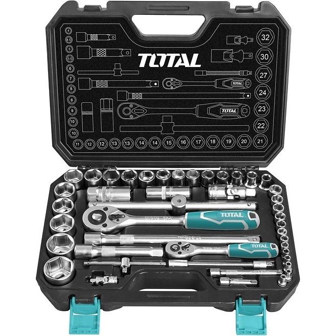 Bộ tuýp 44 chi tiết total tht421441