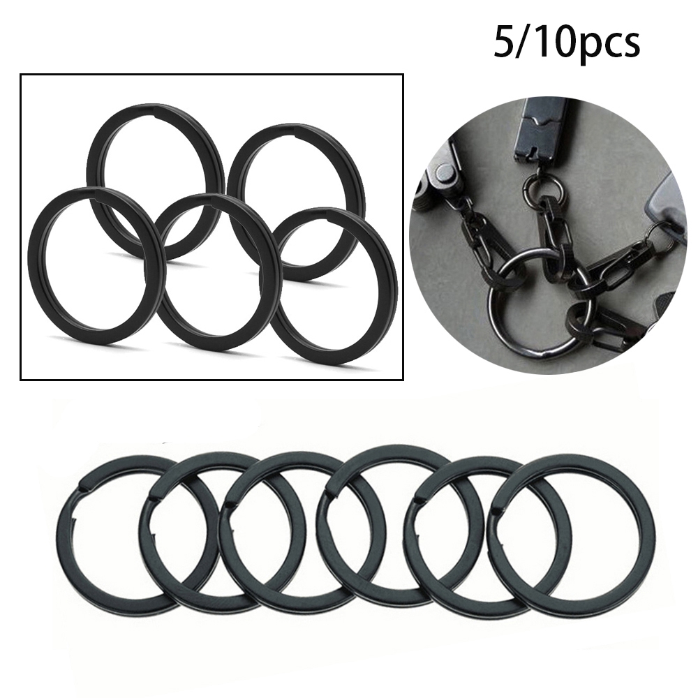 Set 5/10 móc khóa bằng théo không gỉ tiện dụng