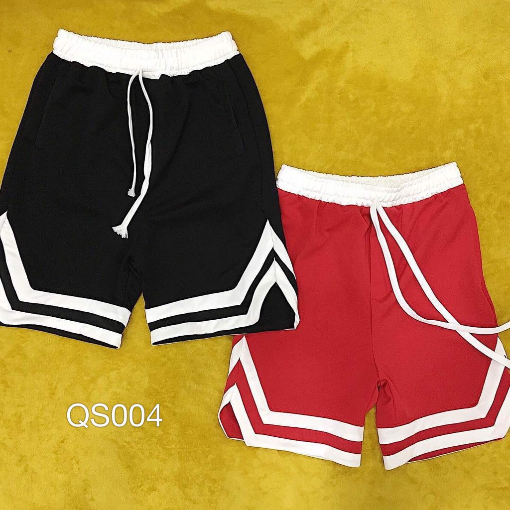 quần short double v, quần short nam nữ unisex chất thun lạnh cao cấp