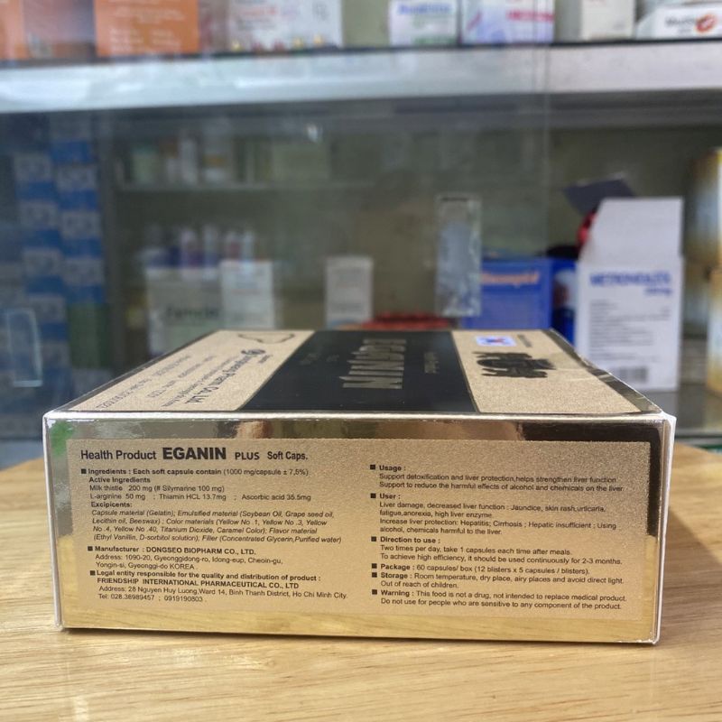 Bổ gan EGANIN PLUS HÀN QUỐC