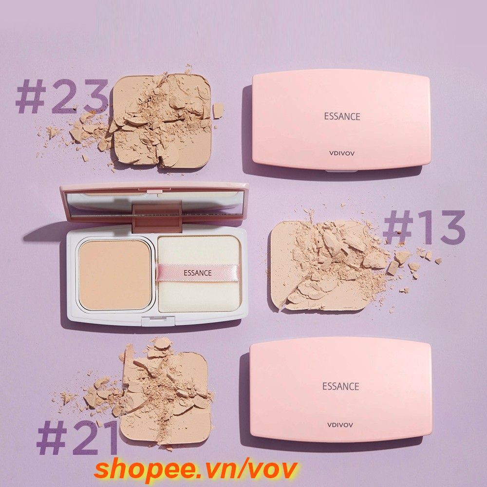 Phấn Nền Số 13 Tông Da Sáng Essance Siêu Mịn Lâu Trôi Veil Fit Two Way Cake Spf40 pa++ Chính Hãng.