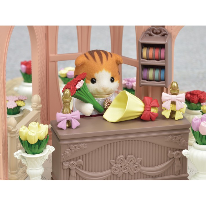 Sylvanian Families Calico Critters Tiệm Hoa Thành Phố Blooming Flower Shop