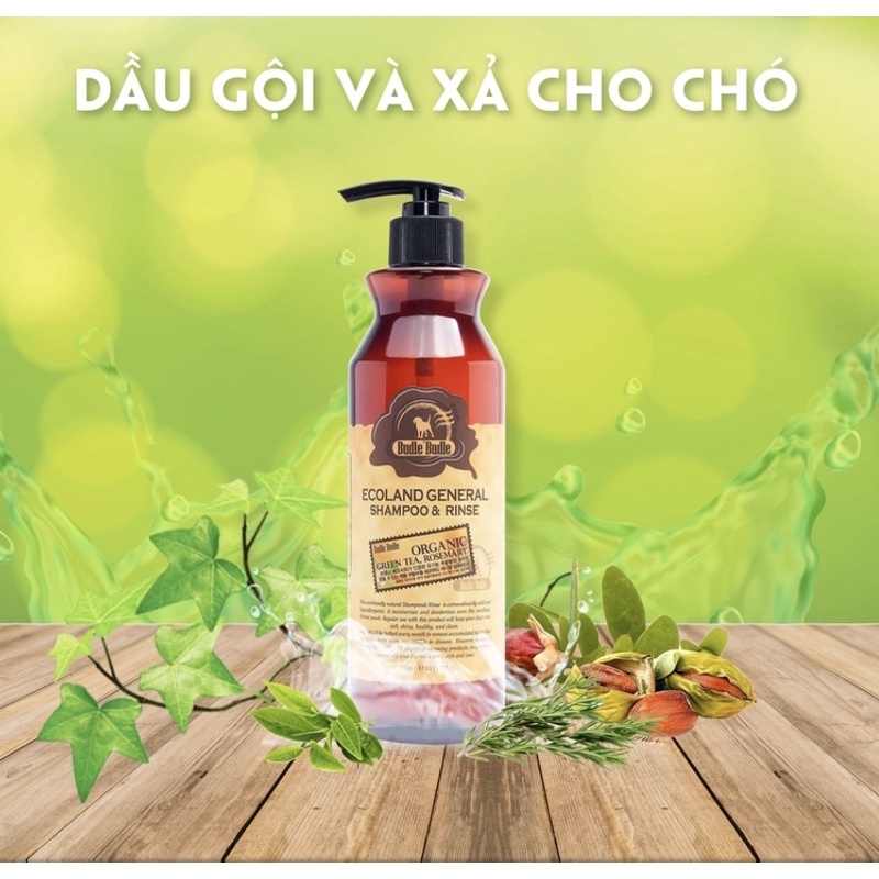 DẦU GỘI VÀ XẢ CHO CHÓ BUDLE'BUDLE