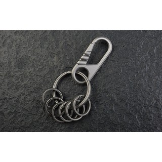 Bộ ring móc khóa titanium MecArmy CH7 ( 1 ring chủ và 6 ring phụ )