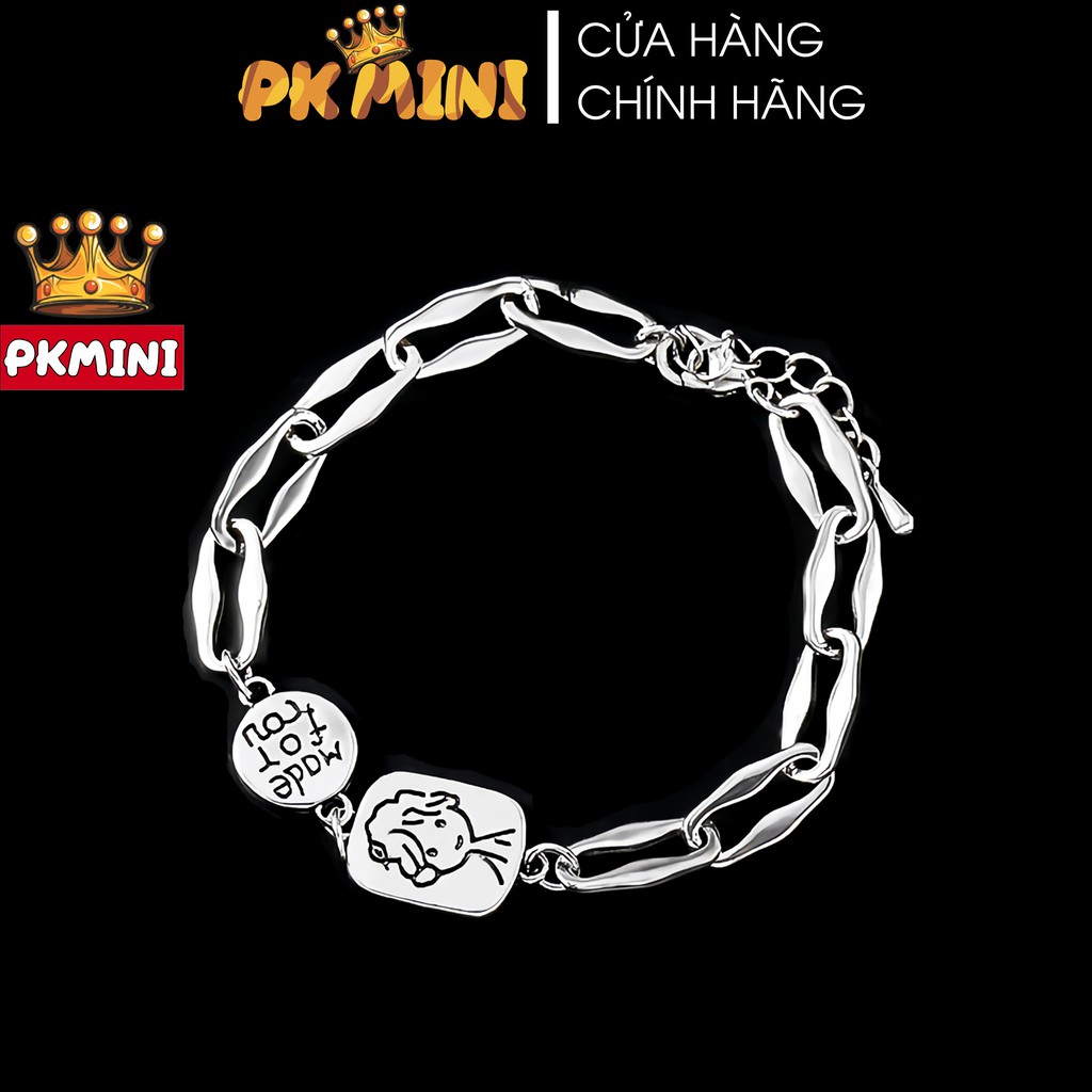 Vòng Tay Titan Mạ Bạc Hình Cậu Bé