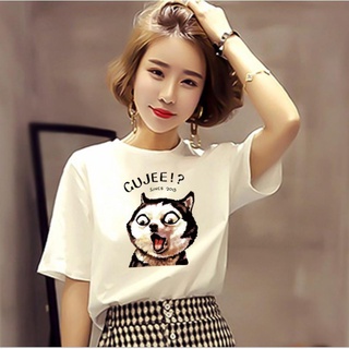 [Có sẵn] Áo thun nữ Có chọn size chọn kiểu co giản 4 chiều tay ngắn cổ tròn in hình dễ thương theo mẫu AT06
