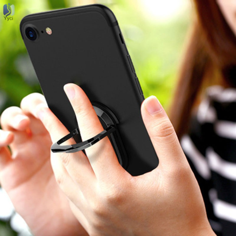 Yy Smartphone Finger Ring Holder 360 Degree Ultra-thin Tablet Holder Stand Magnetic Mobile Phone Stand Holder @VN