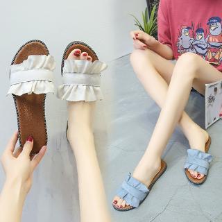 Dép Xỏ Ngón Đế Bằng Phong Cách Hàn Quốc Thời Trang Mùa Hè Xinh Xắn Cho Nữ