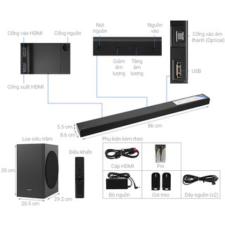Loa Thanh Soundbar Samsung HW-T650