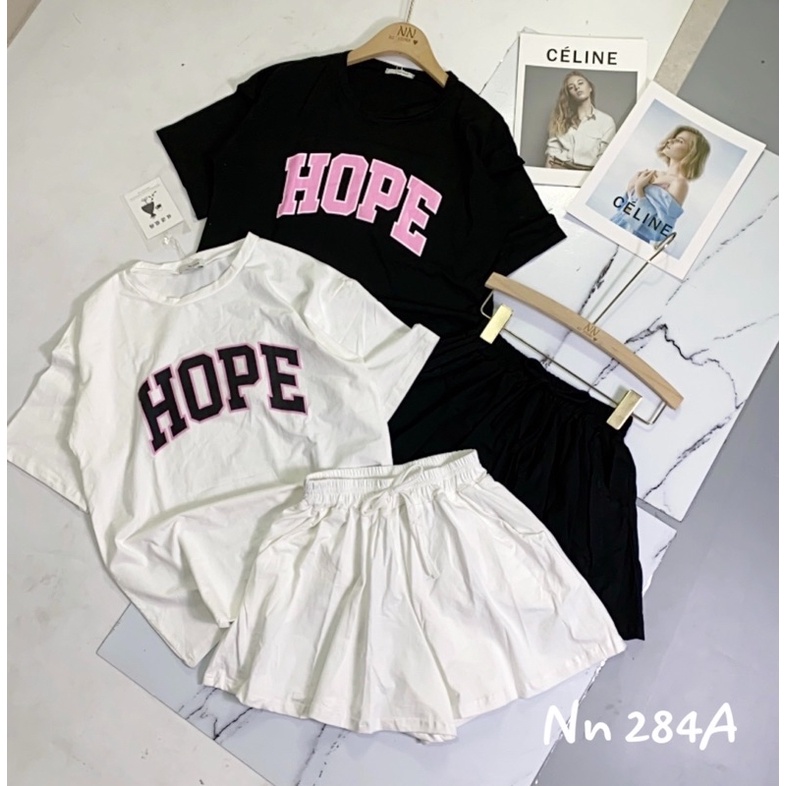 SET THUN CHỮ HOPE Hương Quỳnh Bigsize ( Ảnh thật trải sàn)