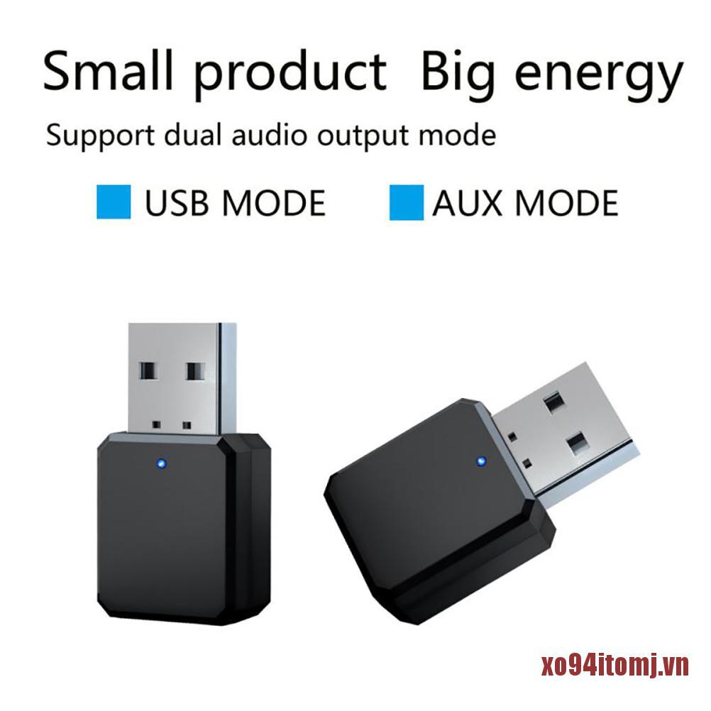 Bộ Thu Phát Âm Thanh Bluetooth Không Dây Mini Cổng Aux Usb