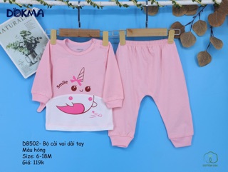 Bộ cài vai dài tay Dokma(db502)