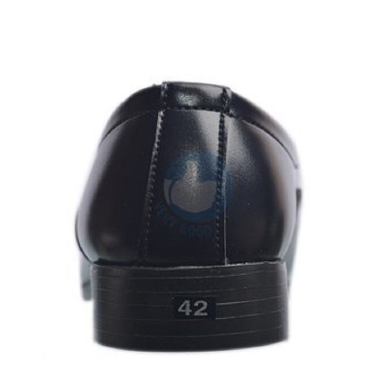 Giày công sở nam da trơn màu đen MS7 | BigBuy360 - bigbuy360.vn