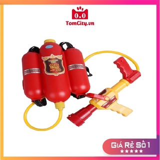 Đồ chơi mô hình Balo phun nước giúp bé tập làm lính cứu hỏa