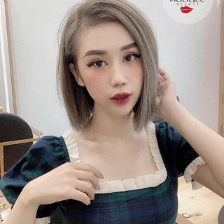 Váy Kẻ Xanh Viền