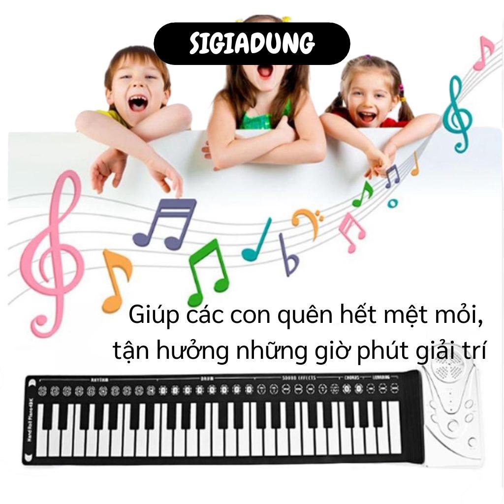 [SGD] Đàn Piano Điện Tử - Bàn Phím Đàn Piano Dạng Cuộn 49 Phím Tiện Lợi, Linh Hoạt 9329