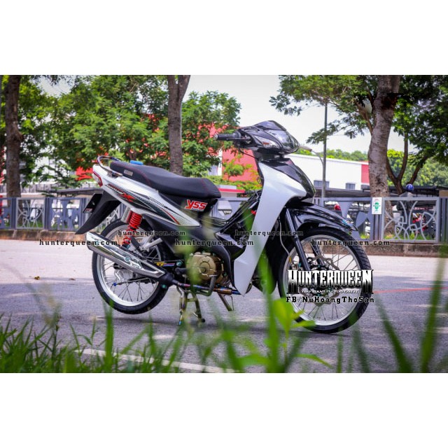 Tem rời WAVE 2017 trắng. Decal chữ X nổi bật. Bền đẹp không bay màu