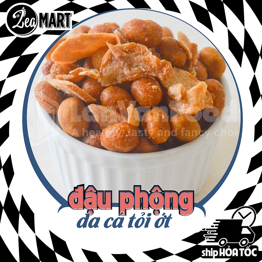 Hộp đậu phộng da cá tỏi ớt Nutroo (310 gram) - Đồ ăn nhanh ngon lành, mồi nhậu chất lượng - Ship hỏa tốc Đà Nẵng