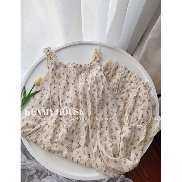 Váy ngủ hoa nhí V12 | BigBuy360 - bigbuy360.vn