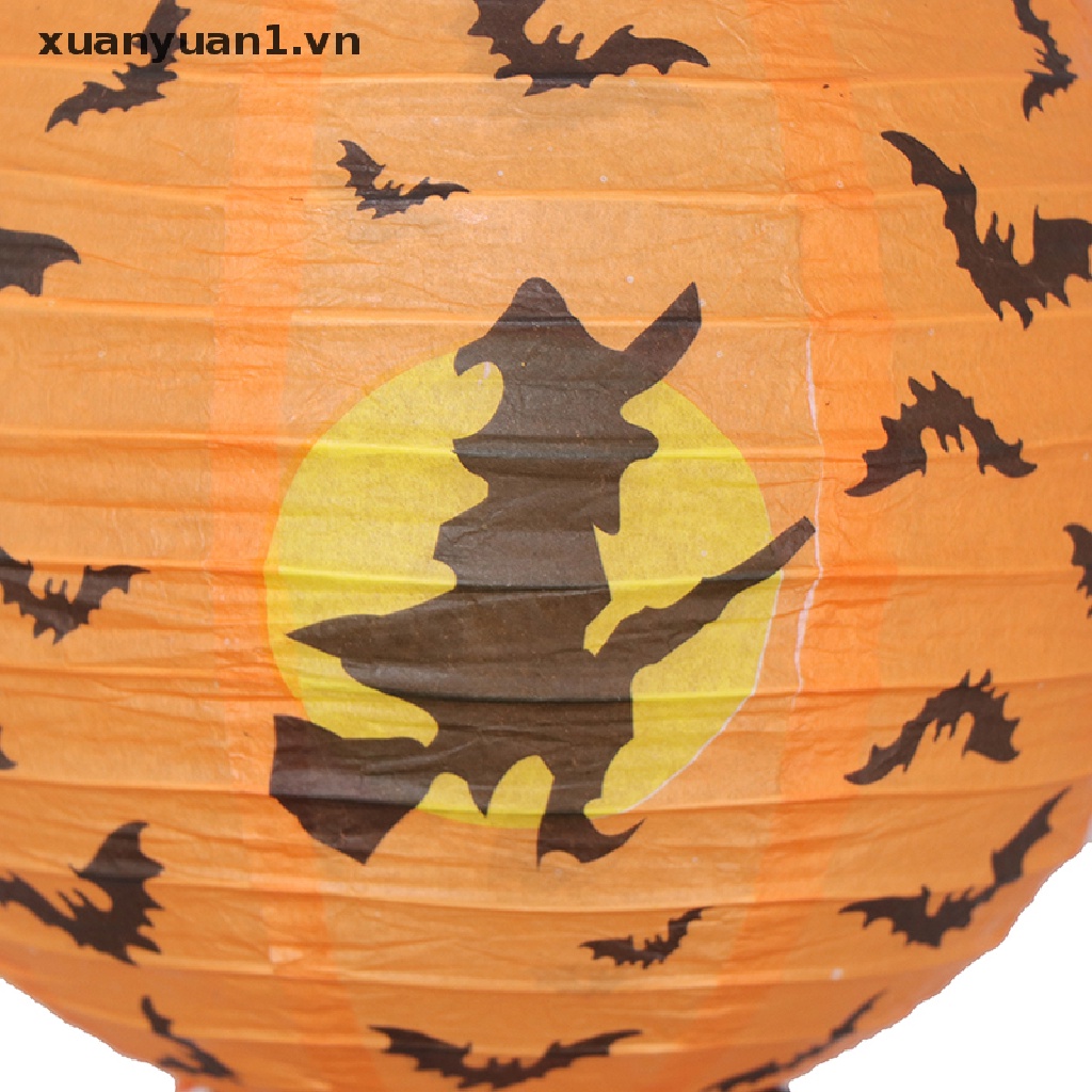 Lồng Đèn Giấy Họa Tiết Halloween Độc Đáo