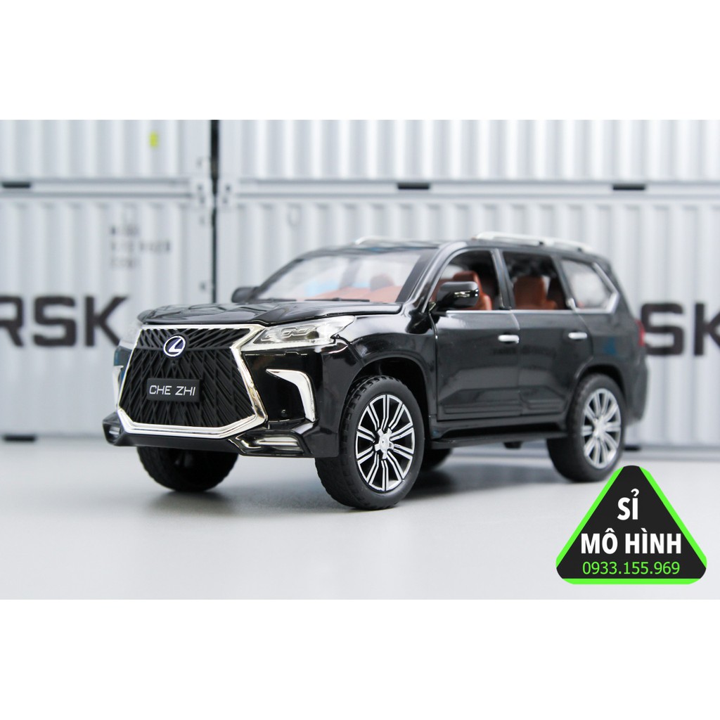 Mô hình xe Lexus LX570 SUV New mở hết cửa 1:24
