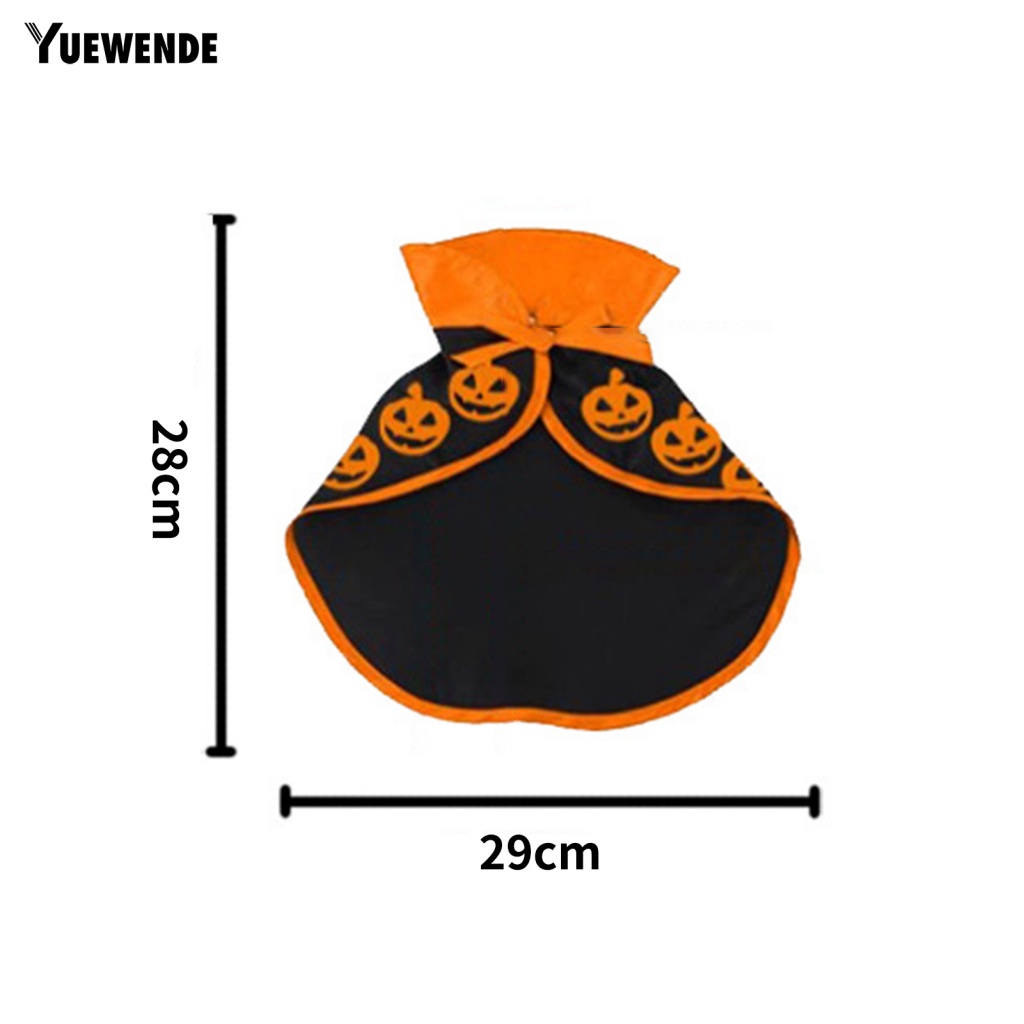 Yue.z Áo Choàng Nhẹ In Họa Tiết Bí Ngô Cho Thú Cưng