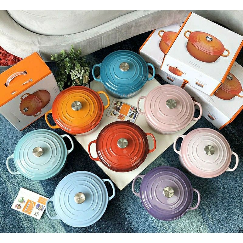 Nồi Gang Tráng Men Le Creuset size 24cm - Thương hiệu Pháp