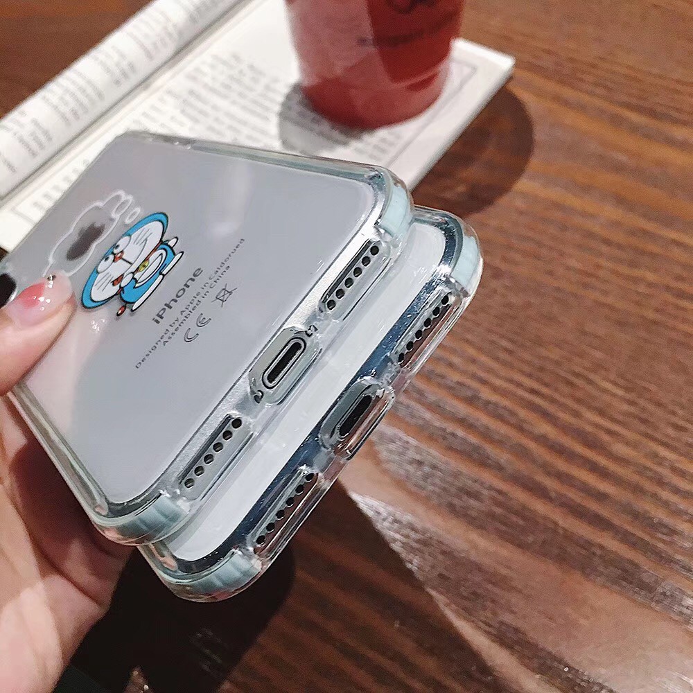 Ốp điện thoại TPU mềm in hình Doraemon cho Iphone11 11pro X XR XS max 6s 7 8 8Plus | BigBuy360 - bigbuy360.vn