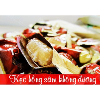 Kẹo cứng hồng sâm không đường