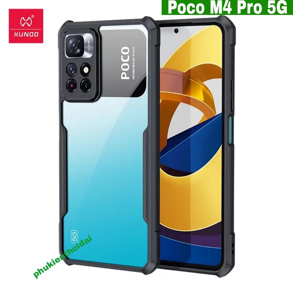 Ốp lưng Poco M4 Pro 5G / Poco M3 Pro / Poco X4 Pro 5G hiệu Xundd lưng trong viền màu chống sốc
