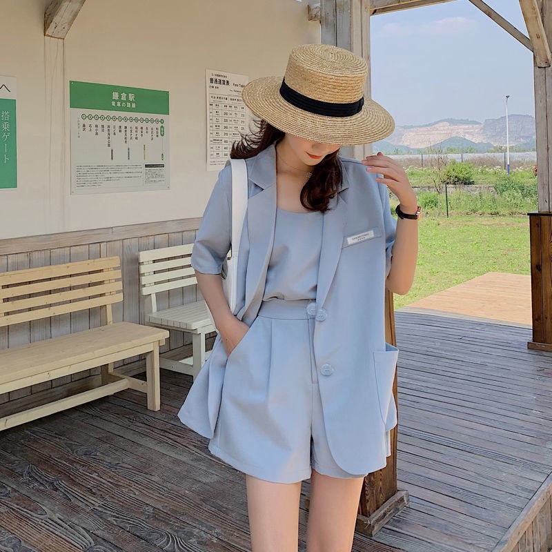 Bộ Đồ Vest Ngắn Thời Trang Mùa Hè 2022 Cho Nữ