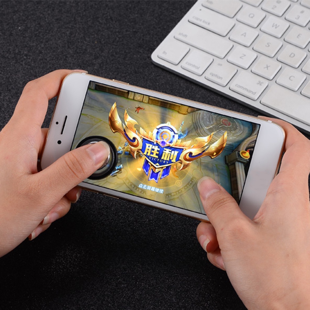Bộ 2 Găng Tay Cho Ngón Tay Bằng Vải Dệt Kim Chống Mồ Hôi Cho Tay Cầm Chơi Game Tăng đ