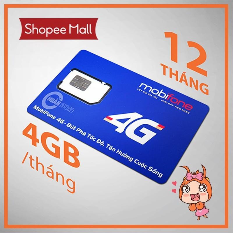 sim mobi 4g mdt250a trọn gói 1 năm không cần nạp tiền