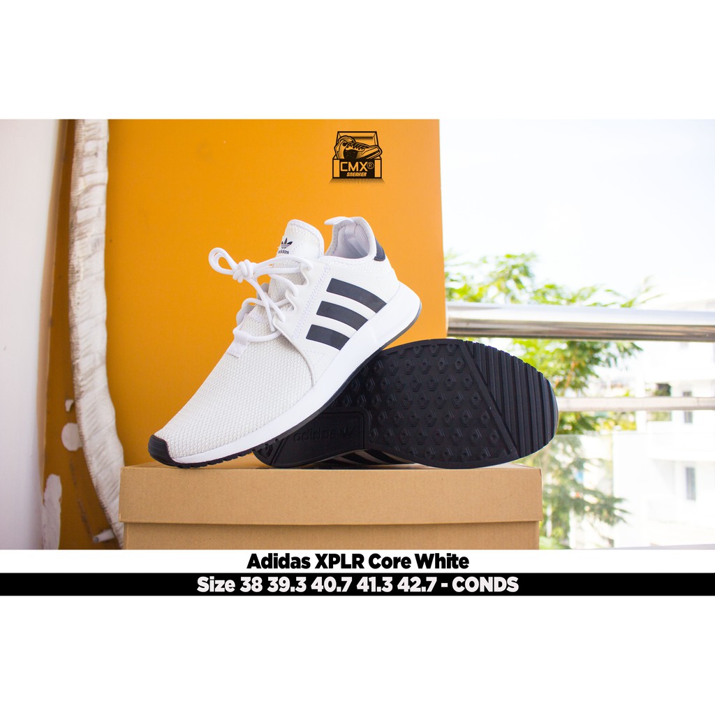 😘 [ HÀNG CHÍNH HÃNG ] Giày Adidas XPLR Black.White ( CQ2406 ) - REAL AUTHETIC 100%