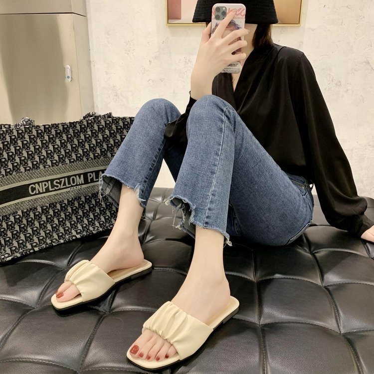 [ Mã 66CBSALE giảm 30K đơn 200K] Dép quai ngang phong cách Hàn Quốc sành điệu cho nữ | BigBuy360 - bigbuy360.vn