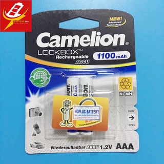 Pin sạc aaa camelion 1100mah, pin đũa chính hãng - vỉ 2 viên
