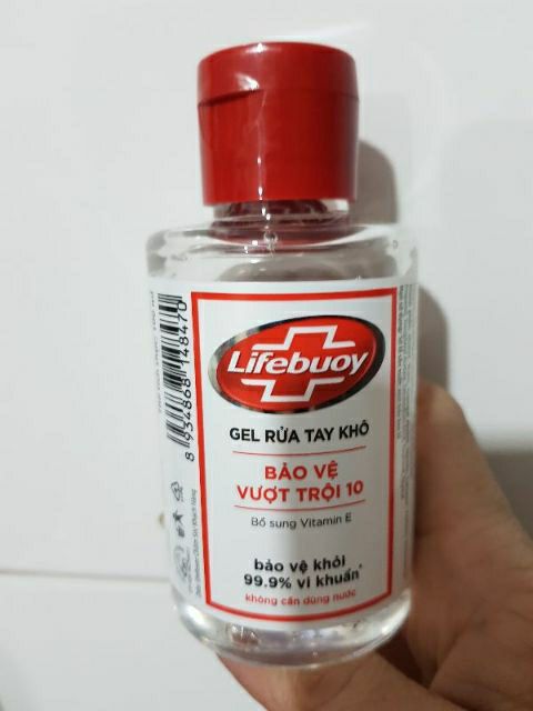 Nước rửa tay khô Lifebuoy 100ml , 235ml nắp bật và dạng vòi.