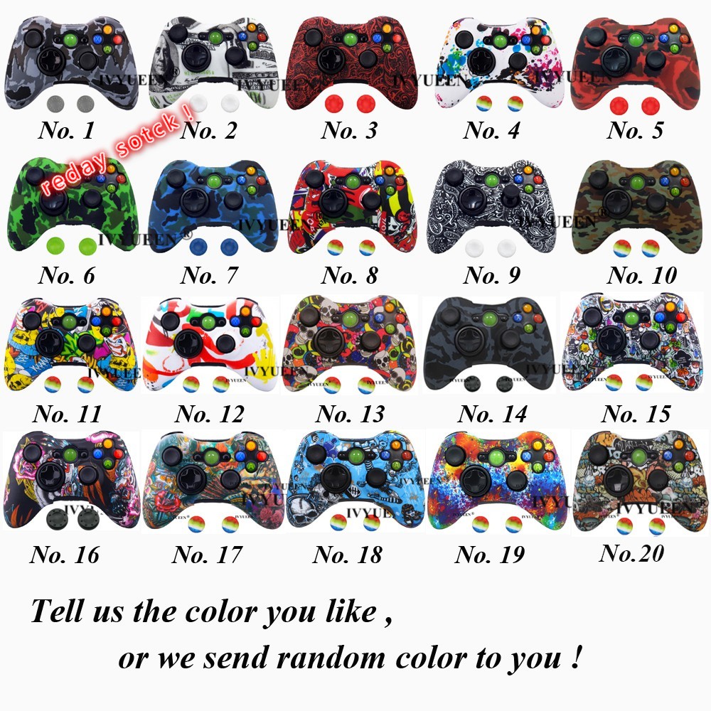 Vỏ Silicone Bảo Vệ Cho Tay Cầm Chơi Game Microsoft Xbox 360