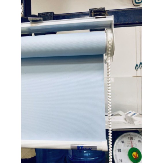 Màn sáo cuốn, Rèm sáo cuốn Vải ánh kim chống bụi, UV, chống nắng 100%, gia công theo yêu cầu