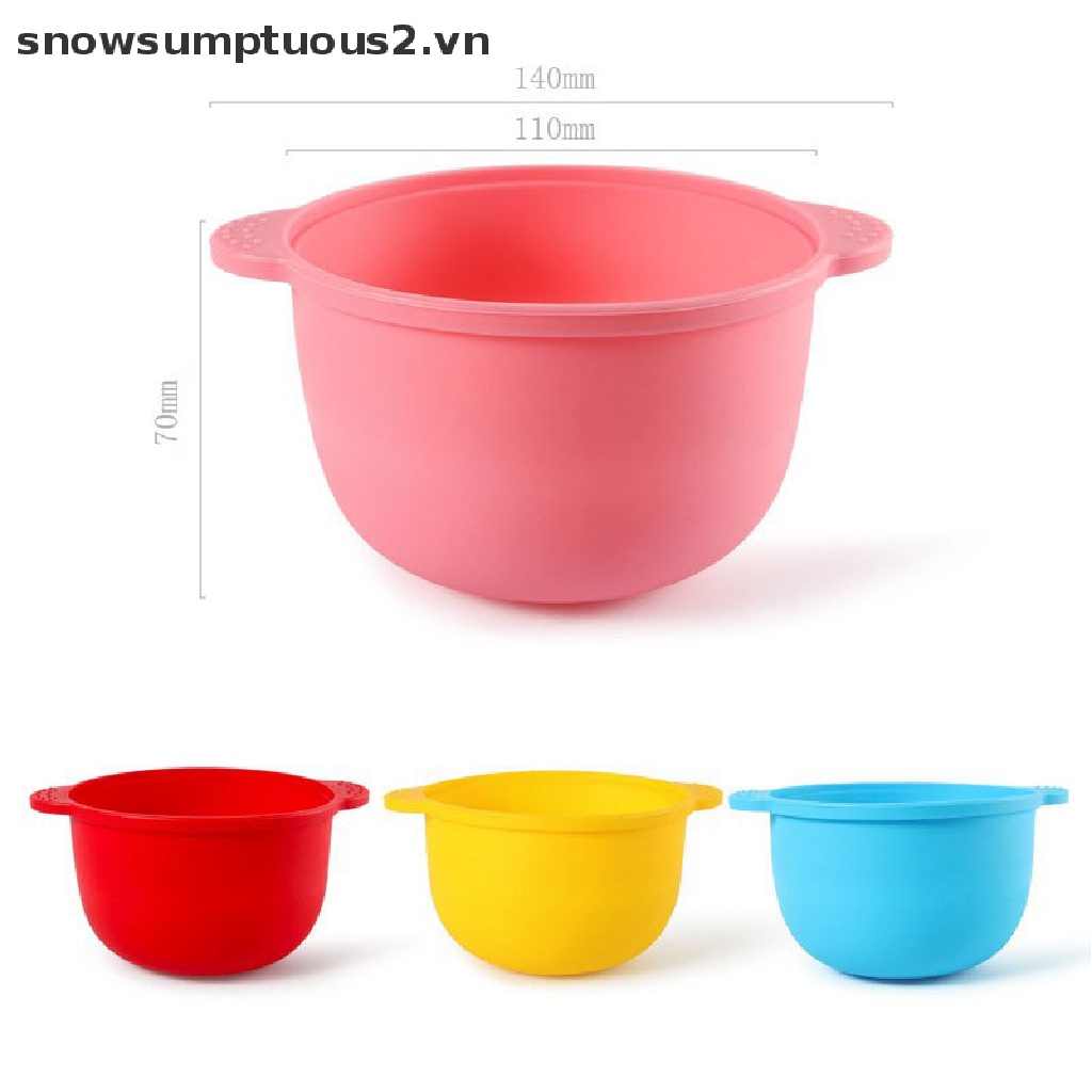 [Hàng mới về] Tô đựng sáp tẩy lông đã nóng chảy bằng silicone chịu nhiệt