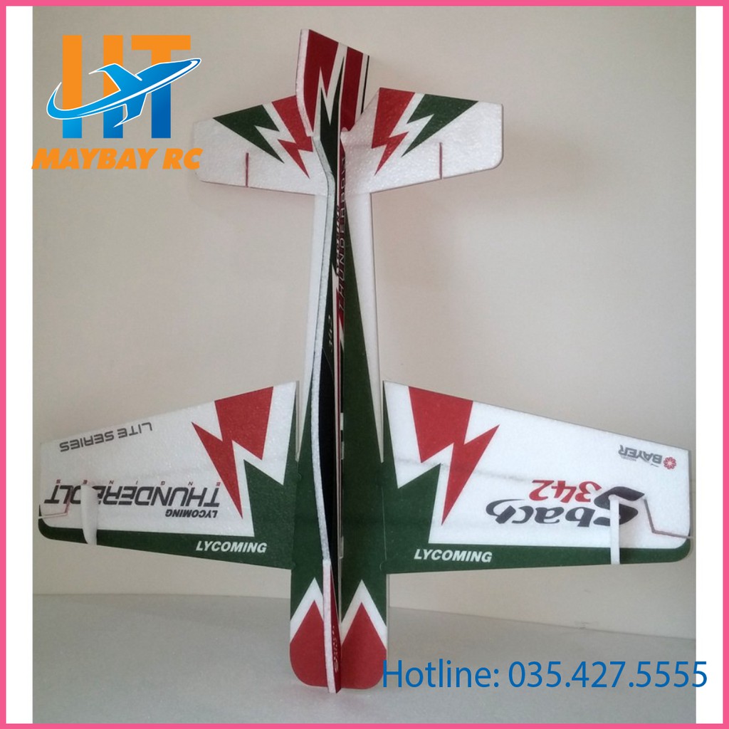 Kit máy bay mô hình 3d SBACH342 EPP 9MM