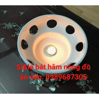 Bát hâm nóng thức ăn nến 21cm
